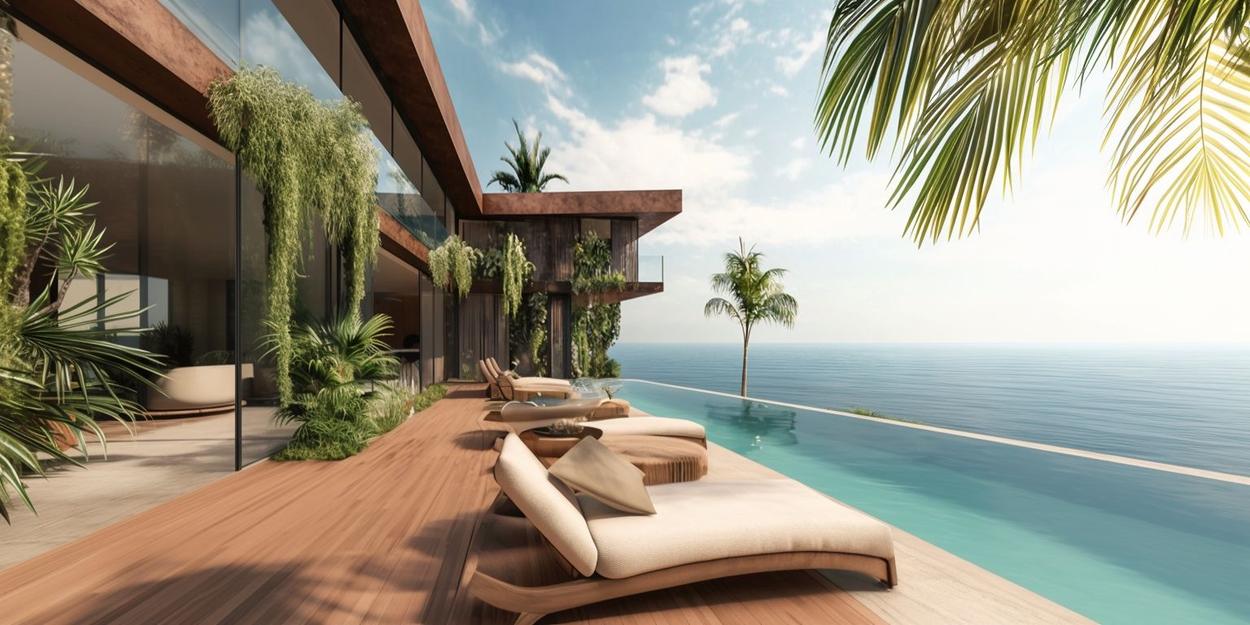 OSHANA oceanfront pool deck